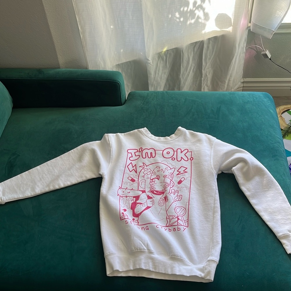 I’m Ok strong crybaby streetwear sweater great condition